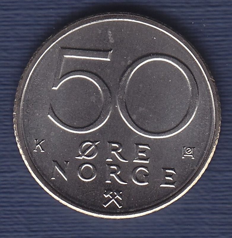 50 øre 1989 kv. 0