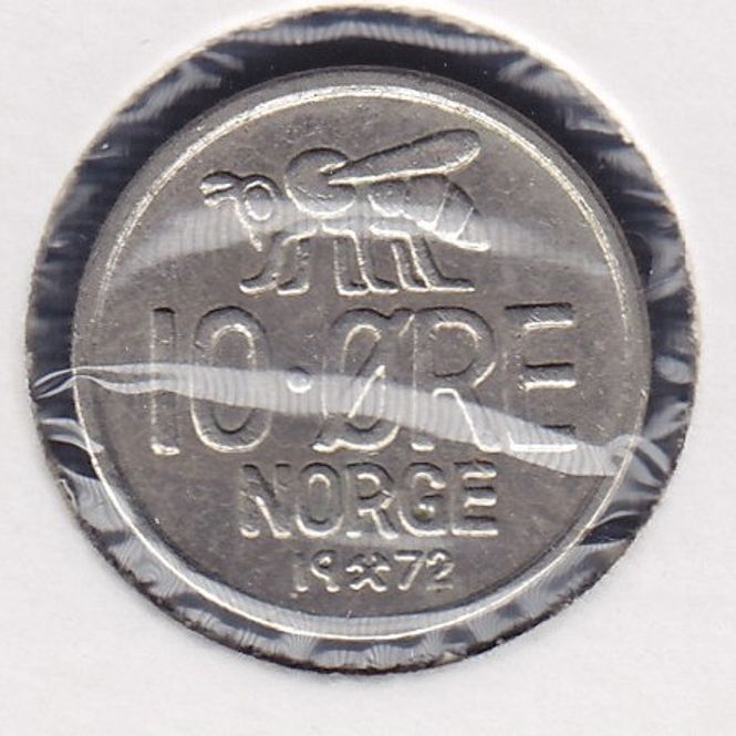 Hovedbilde 10 øre 1972 kv. 0