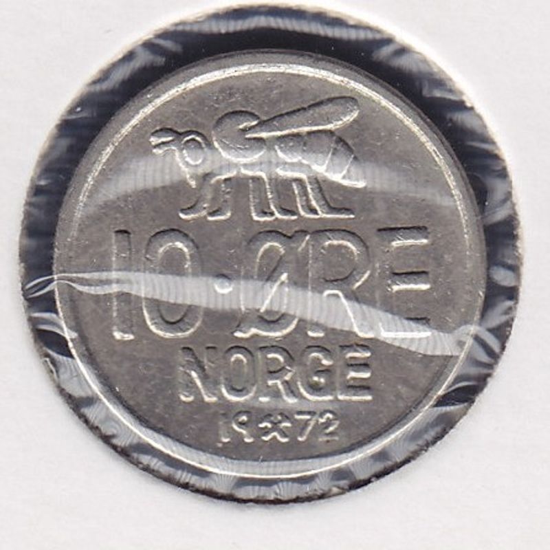 10 øre 1972 kv. 0
