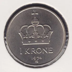 1 kr 1974 - 1991