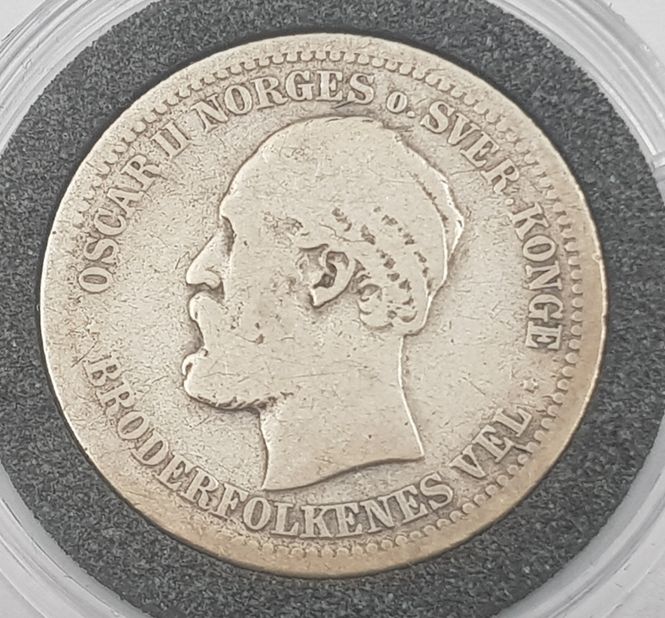 Hovedbilde 1 kr 1877 kv. 1- (nr. 1)