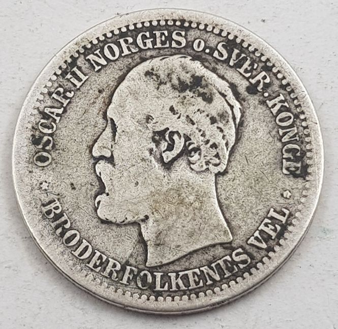 Hovedbilde 1 kr 1878 kv. 1-