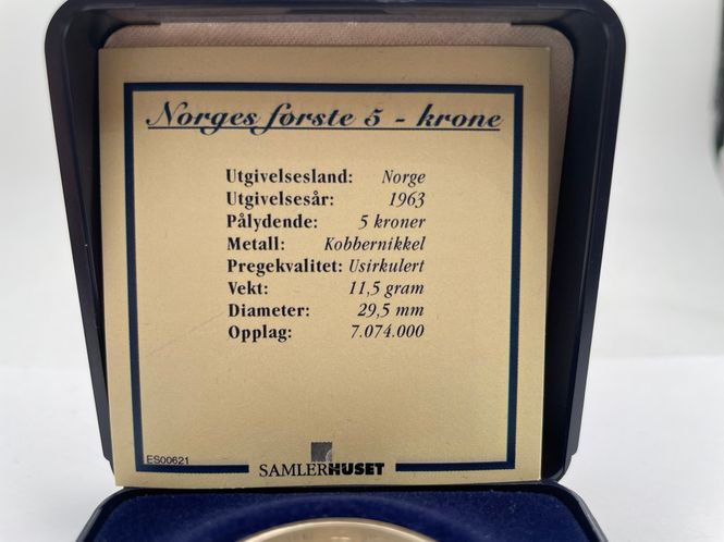 Hovedbilde Norges første 5-krone