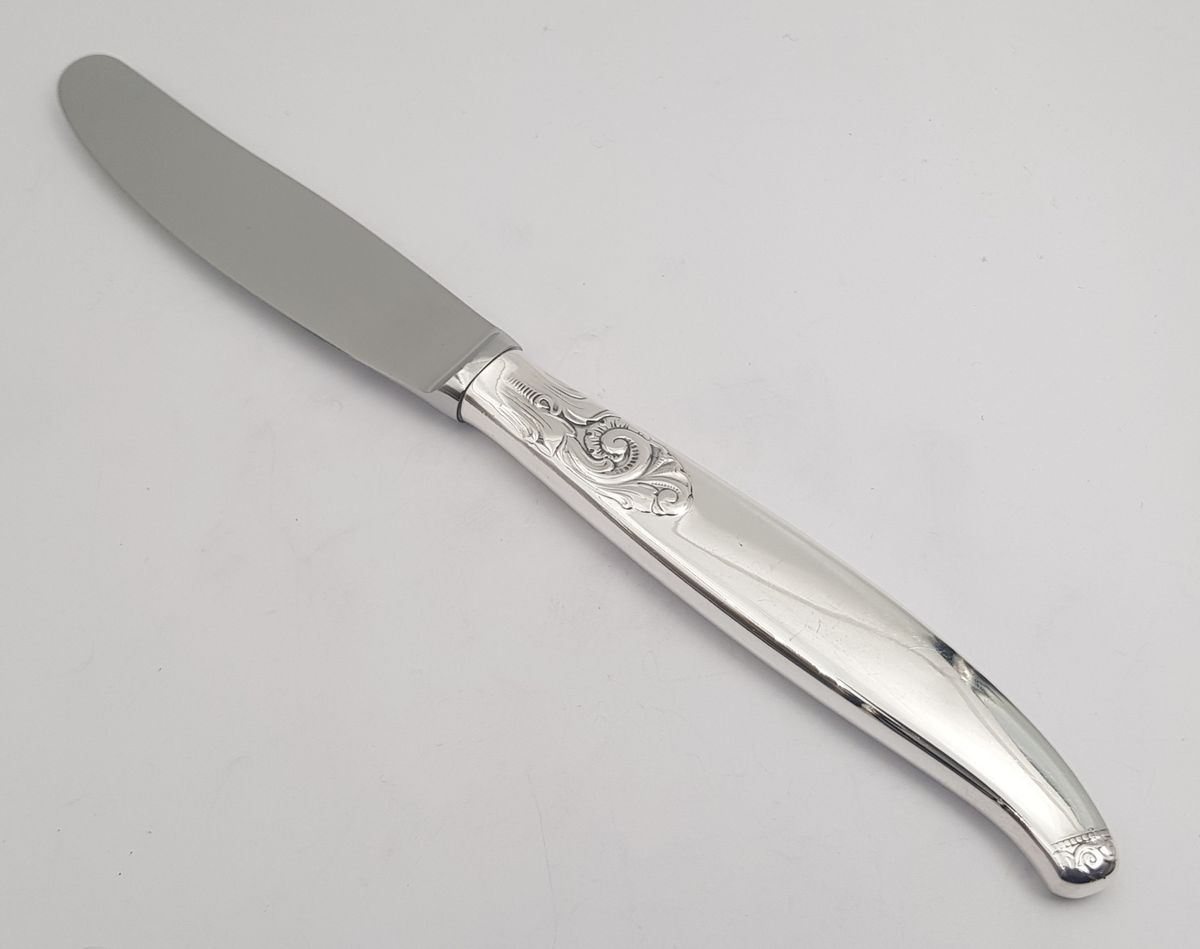 Telesølv: Liten spisekniv 20,8 cm