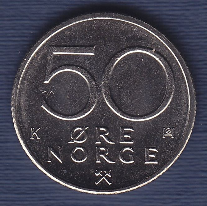 Hovedbilde 50 øre 1988 kv. 0