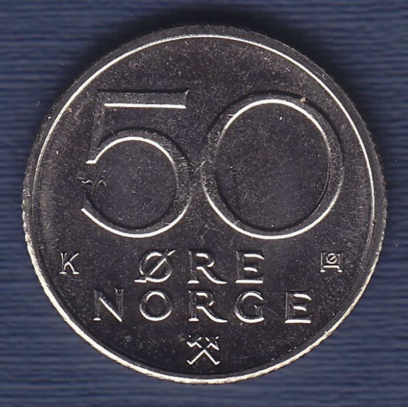 50 øre 1988 kv. 0