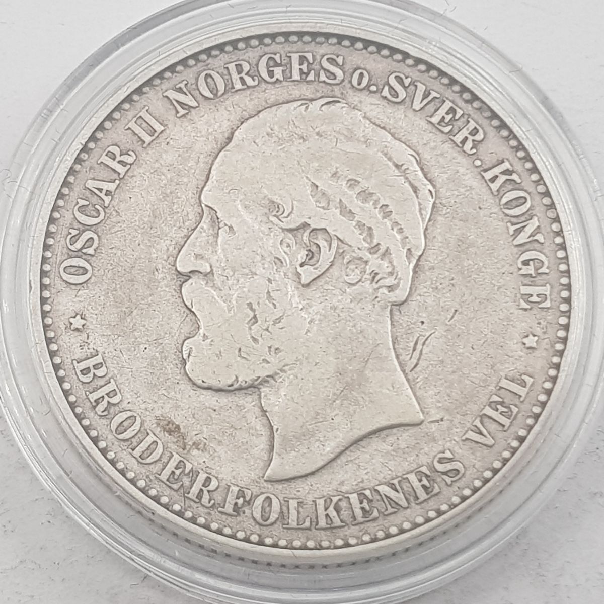 2 kroner 1892 kv. svak 1