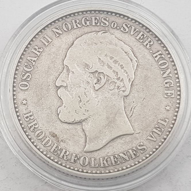 Hovedbilde 2 kroner 1892 kv. svak 1
