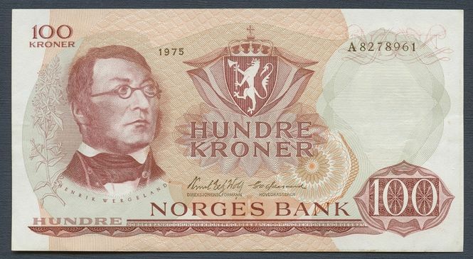 Hovedbilde 100 kr 1975 A8278961 kv. 1/1+