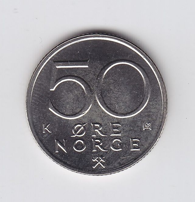 Hovedbilde 50 øre 1993 kv. 0