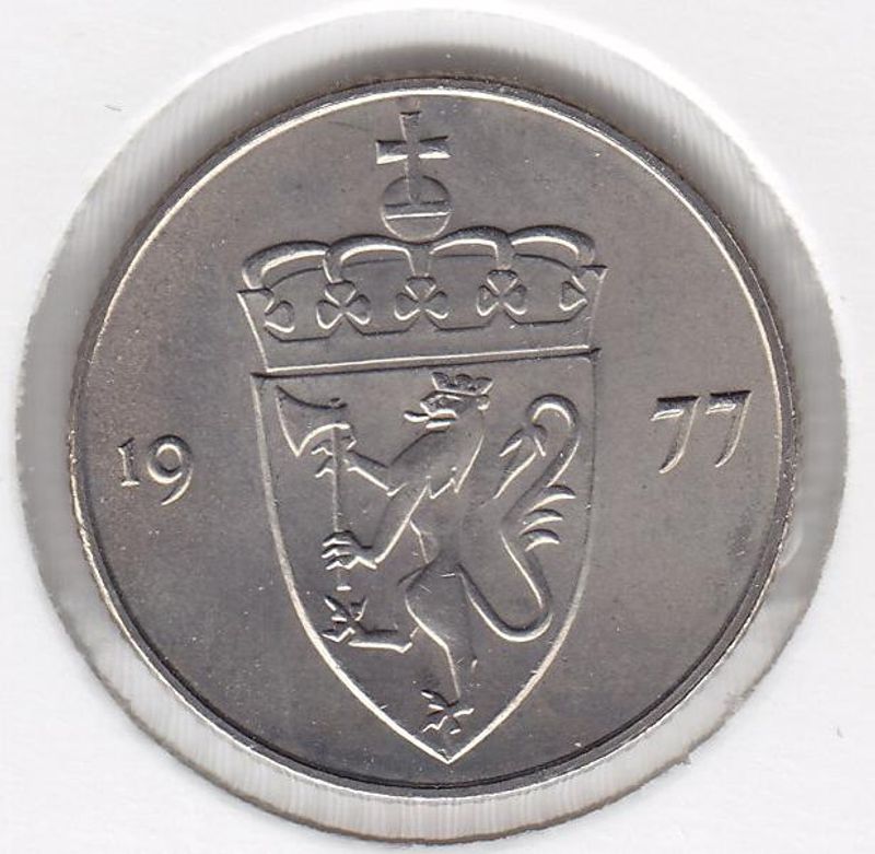50 øre 1977 kv. 0