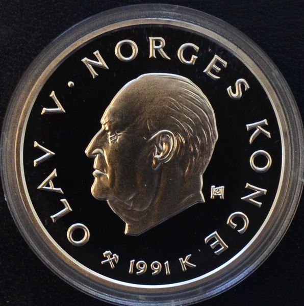 Hovedbilde 100 kr 1991 - Skøyteløpere