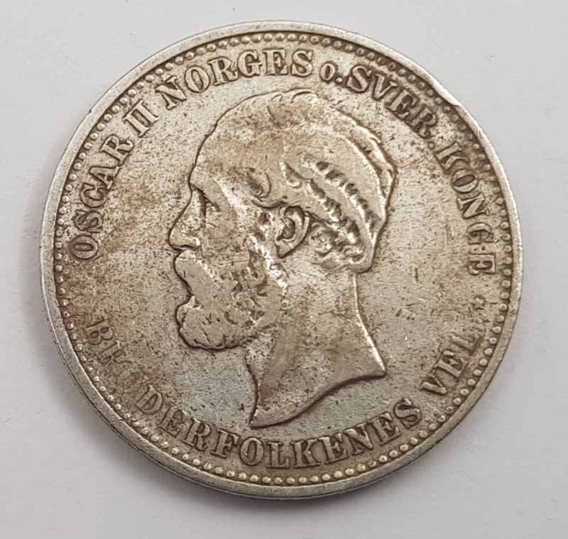 2 kroner 1900 kv. 1 (nr. 1)