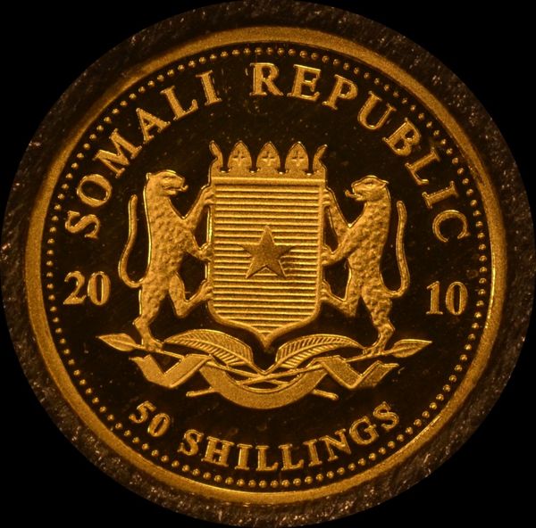 Hovedbilde Somalia: 50 shillings 2010 - Elefanten