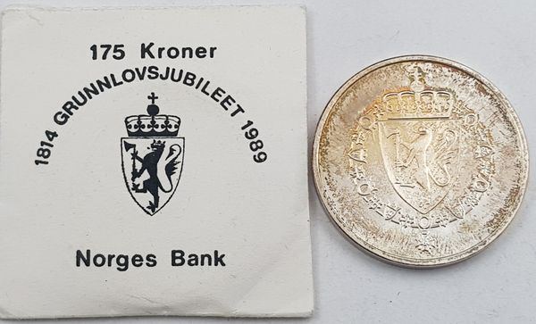 Hovedbilde 175 kr 1989 kv. usirkulert. (1)