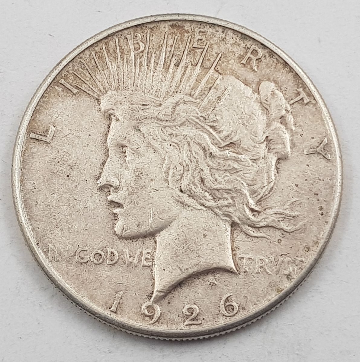 Peace dollar 1926 S kv. svak 1