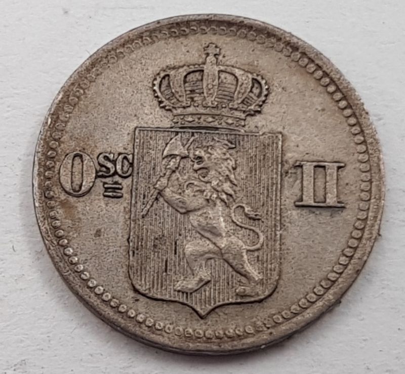 10 øre 1874/3 sk. kv. 1+