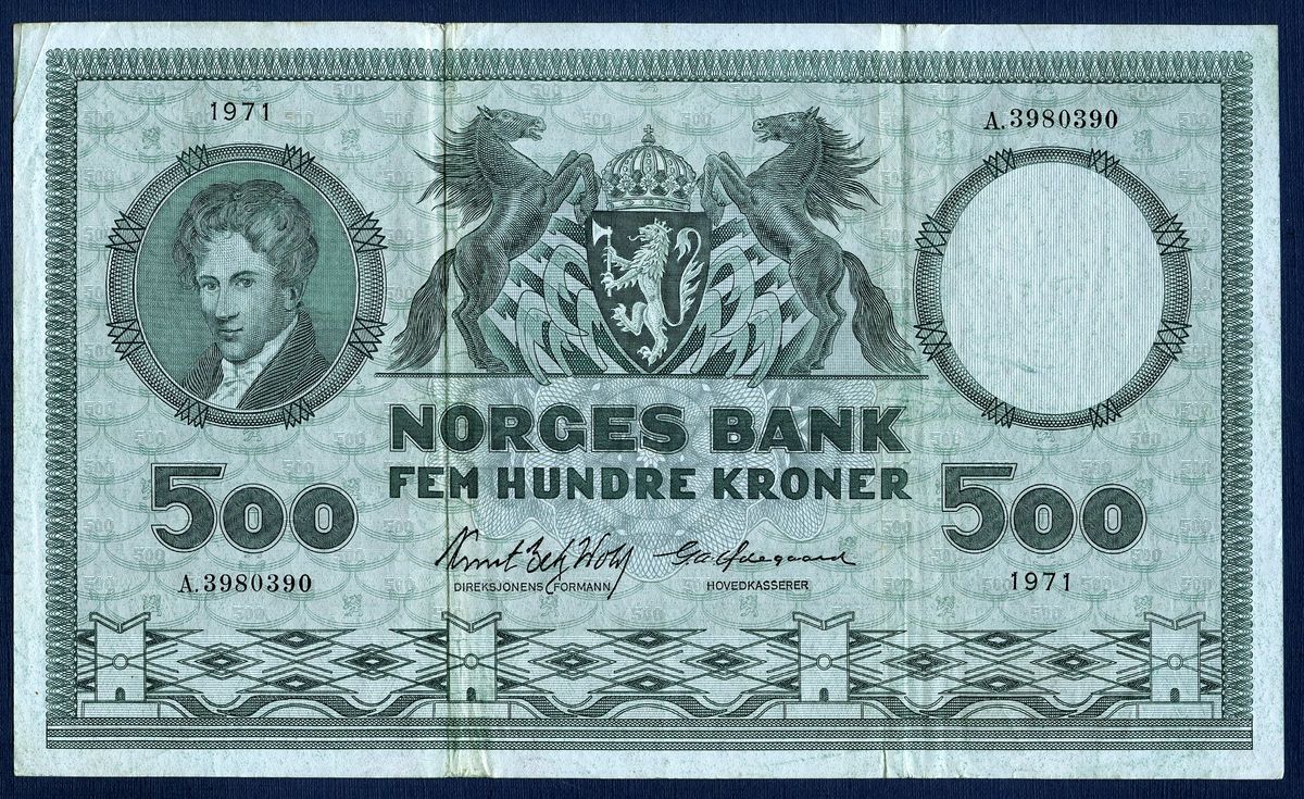 500 kr 1971 A.3980390 kv. 1-