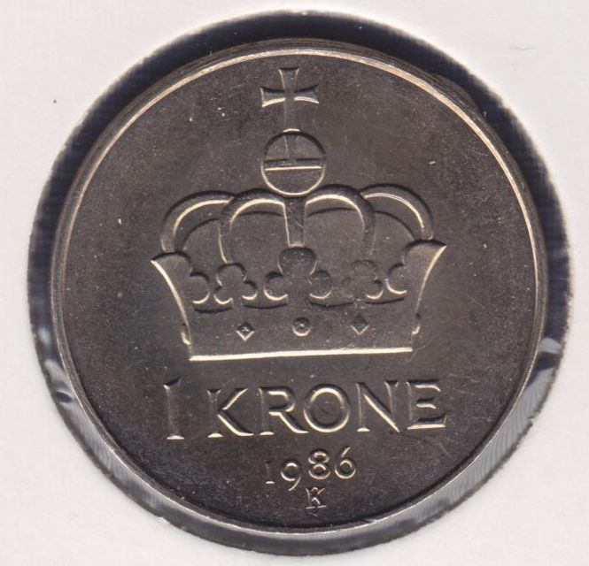 Hovedbilde 1 kr 1986 kv. 0