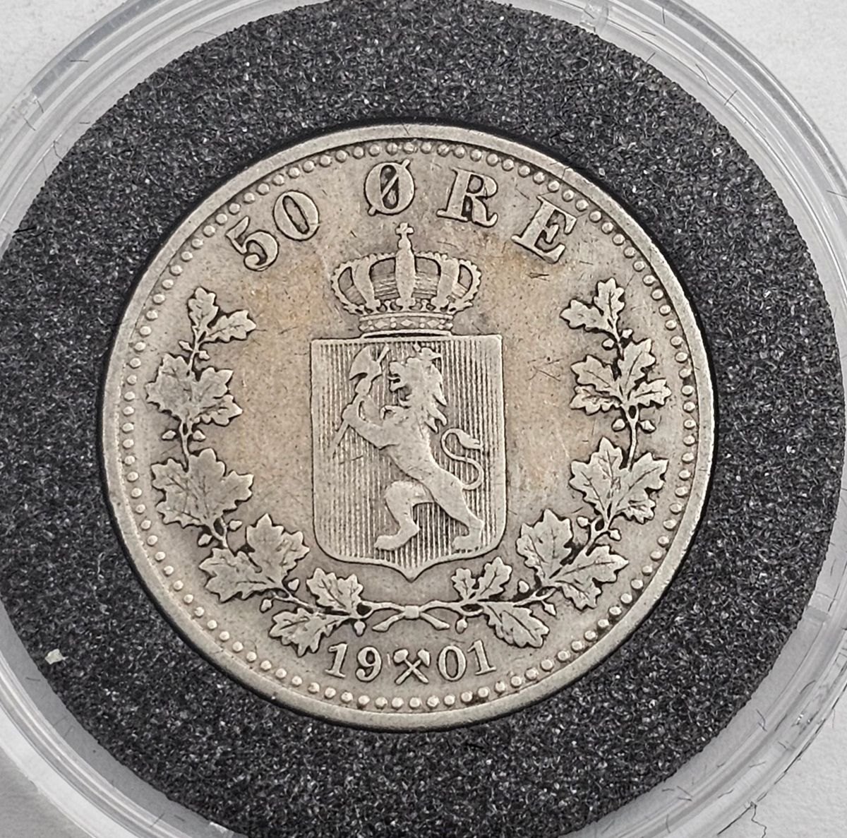 50 øre 1901 kv. 1 (nr. 4)