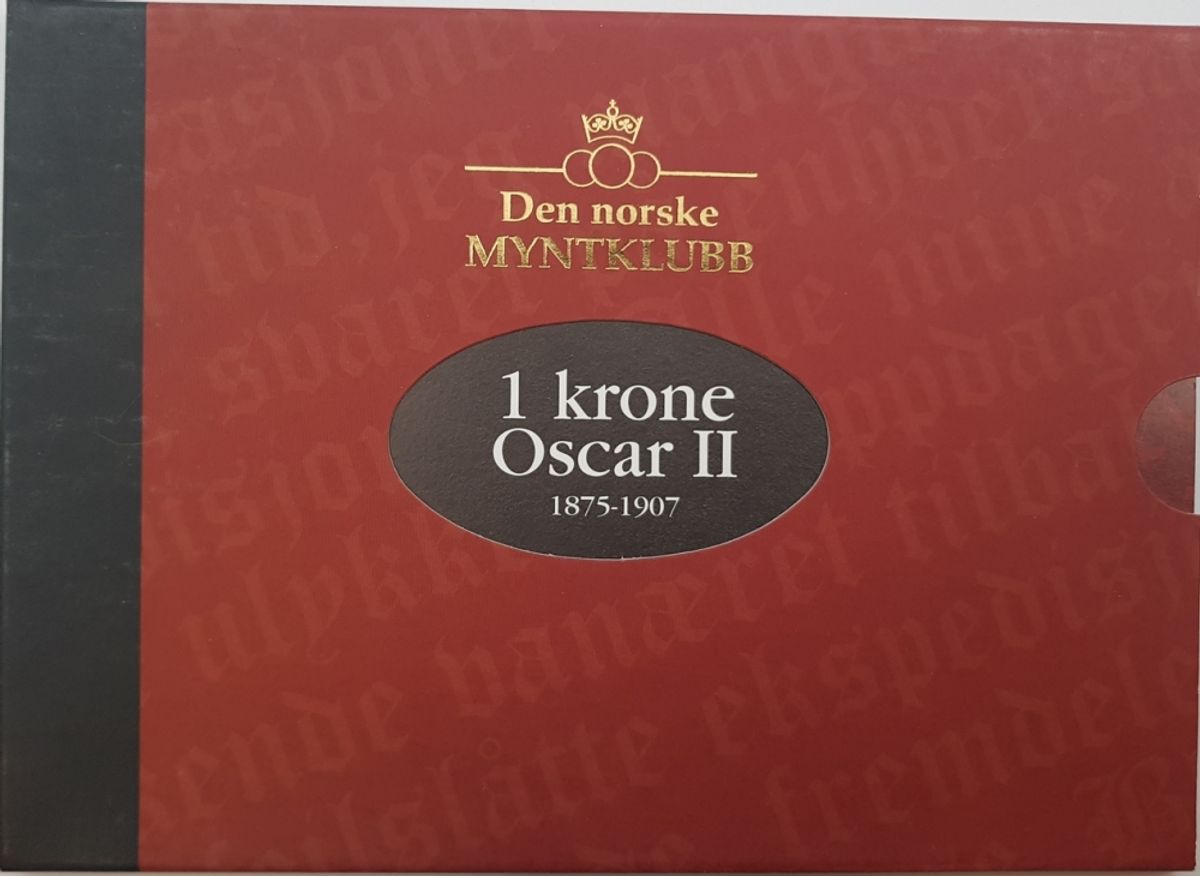 Sverige: 1 krone Oscar II i sølv