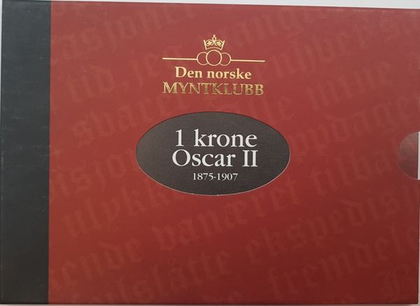 Hovedbilde Sverige: 1 krone Oscar II i sølv