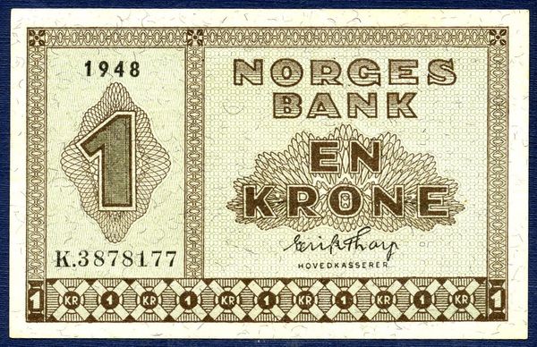 Hovedbilde 1 kr 1948 K.3878177 kv. 1+
