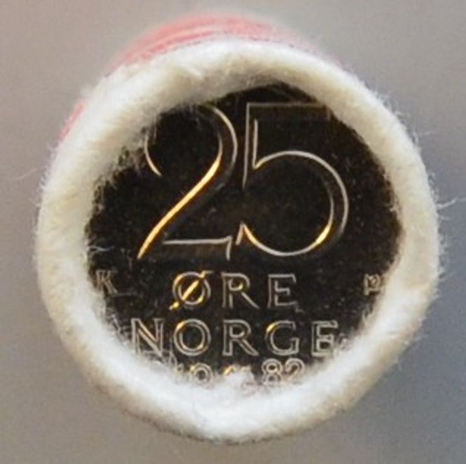 Hovedbilde 25 øre rull 1982