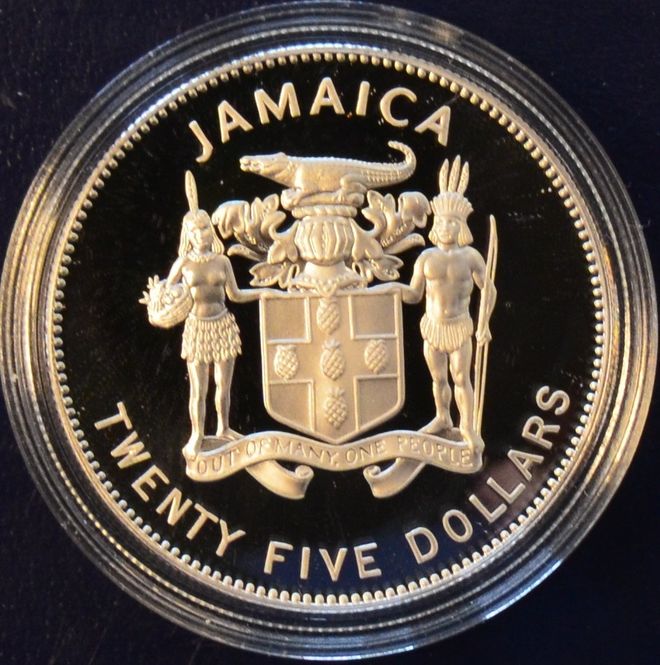 Hovedbilde Jamaica: 25 dollar 1995