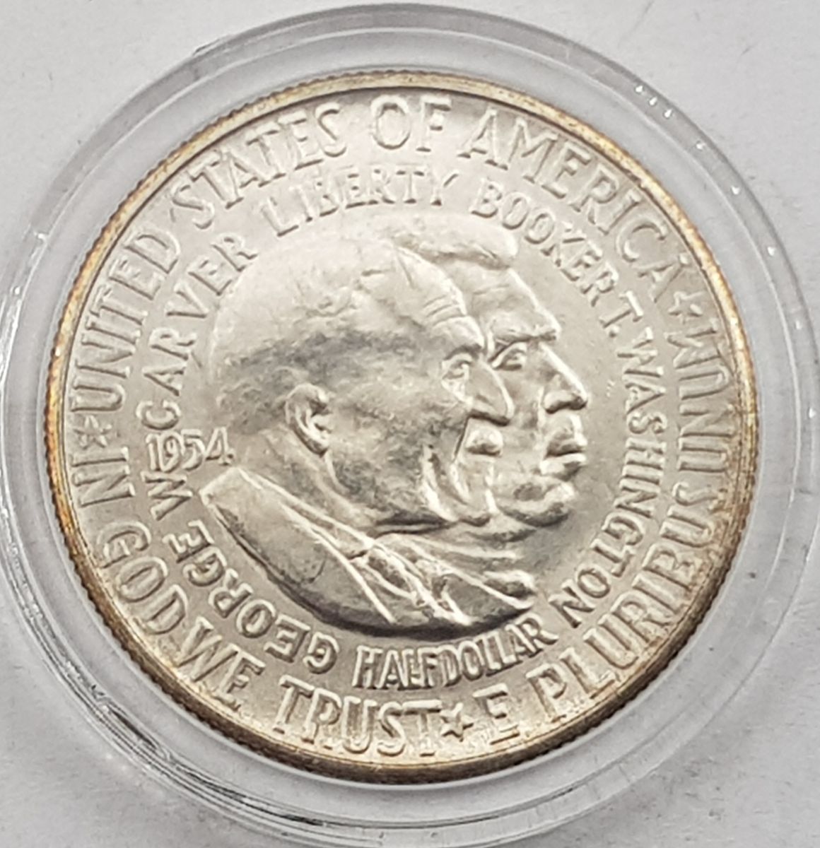 Half dollar 1954 S: Carver/Washington kv. 1/1+