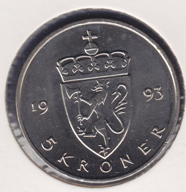 5 kr 1993 kv. 0