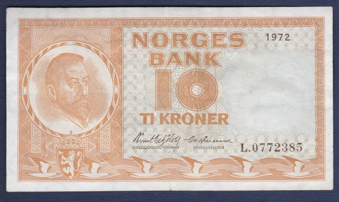 Hovedbilde 10 kr 1972 L.0772385 kv. 1+